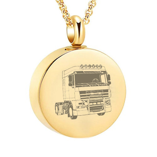 Camion Ashanger Rond RVS Goud