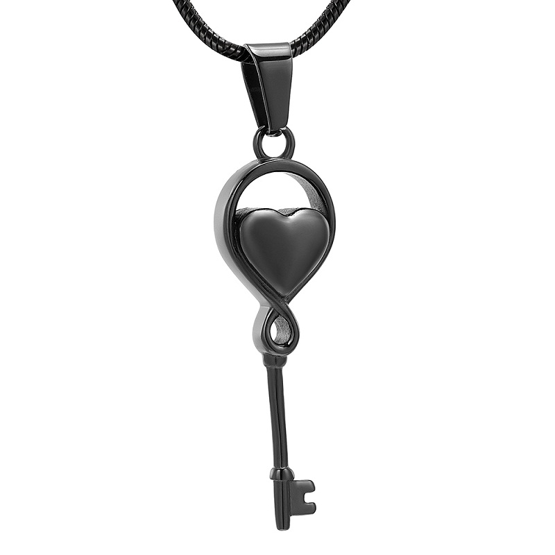 RVS Ashanger Infinity Sleutel tot mijn Hart Zwart