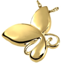 Butterfly Ashanger Gold Plated