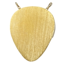 Plectrum Ashanger Gold Plated